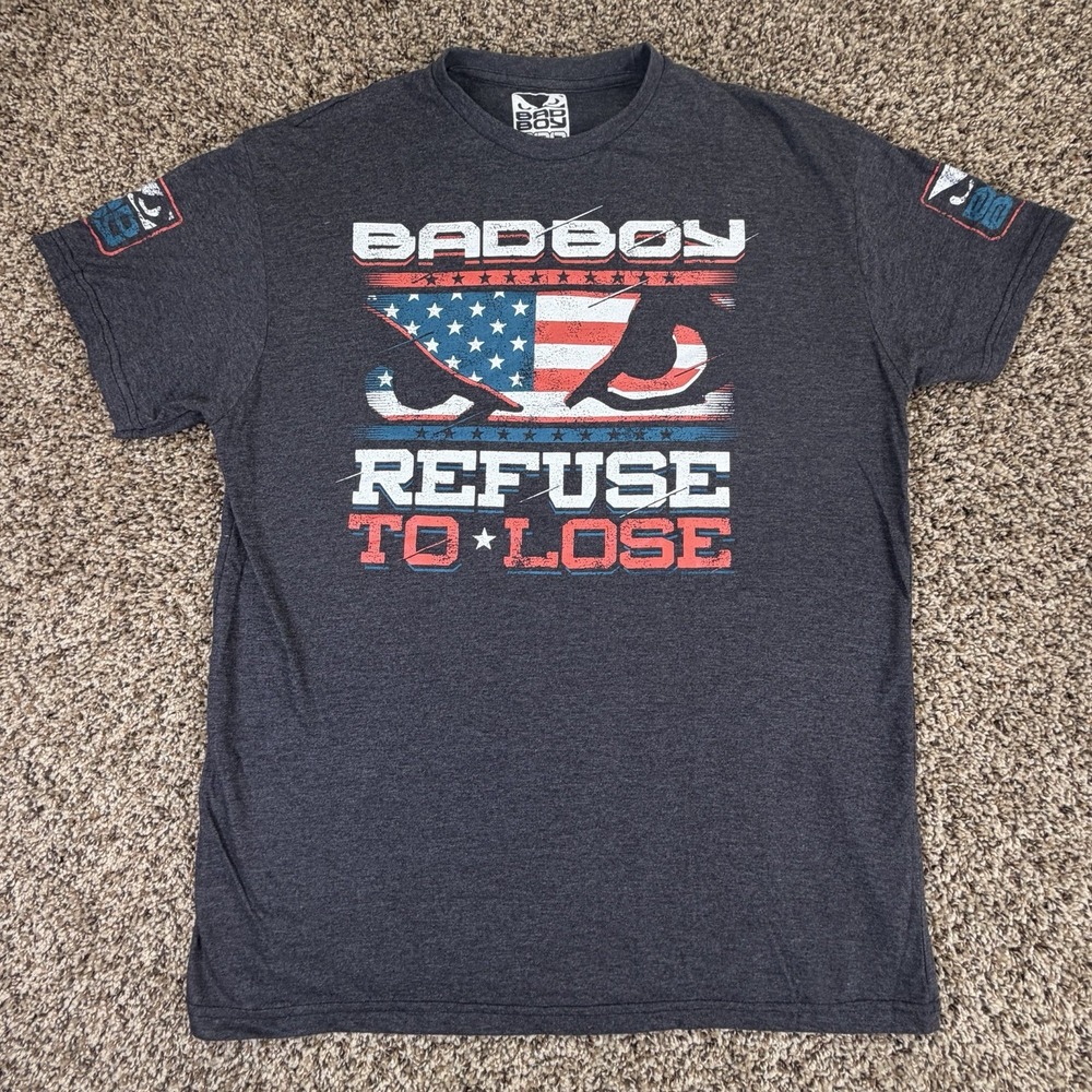 Chris Weidman Bad Boy UFC 168 Walkout Shirt M Anderson Silva Refuse To Lose